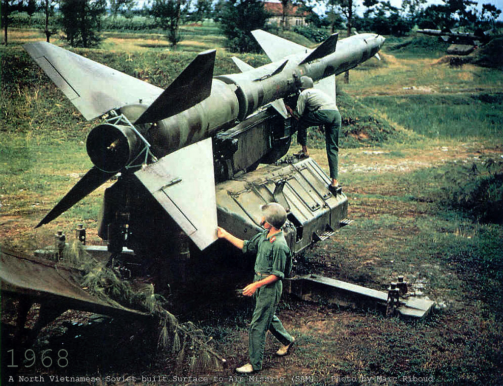 1968 A North Vietnamese Soviet-built Surface-to-Air Missile (SAM)