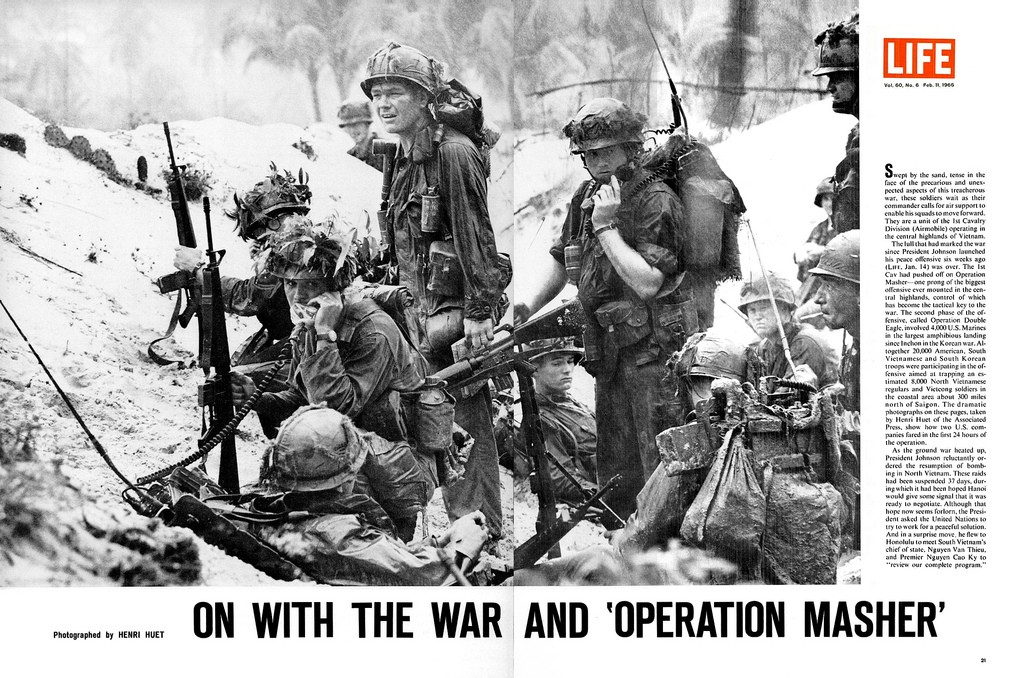 On with the war and "Operation Masher"